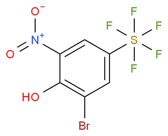 3-Bromo-4-hydroxy-5-nitrophenylsulphur pentafluoride_Molecular_structure_CAS_)