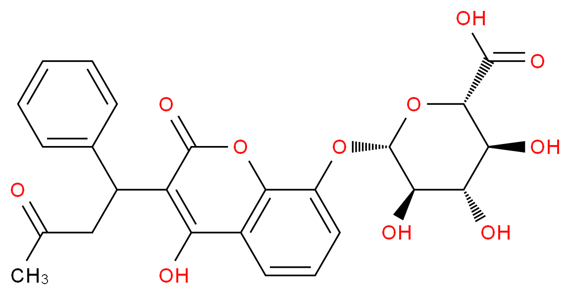 8-Hydroxy Warfarin β-D-Glucuronide_Molecular_structure_CAS_1007224-60-3)