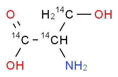 L-Serine-UL-14C hydrochloride_Molecular_structure_CAS_5692-15-9)