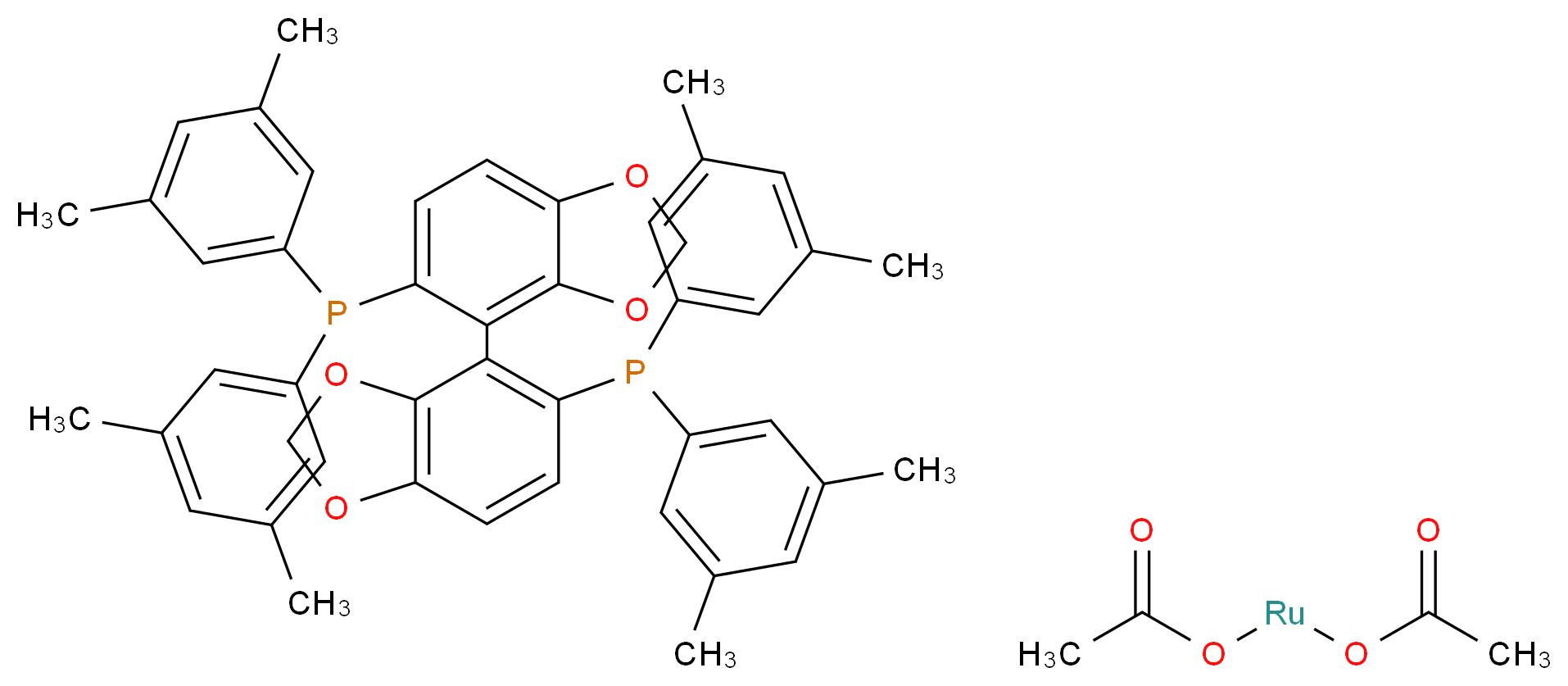 (R)-Ru(OAc)2(DM-SEGPHOS&reg;)_Molecular_structure_CAS_)