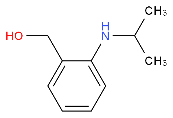[2-(propan-2-ylamino)phenyl]methanol_Molecular_structure_CAS_)