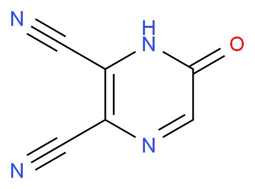6-oxo-1,6-dihydropyrazine-2,3-dicarbonitrile_Molecular_structure_CAS_57005-60-4)