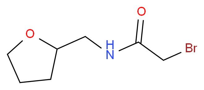 2-bromo-N-(tetrahydrofuran-2-ylmethyl)acetamide_Molecular_structure_CAS_90271-69-5)