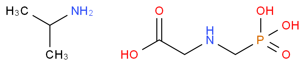 N-(Phosphonomethyl)glycine, monoisopropylamine salt solution_Molecular_structure_CAS_38641-94-0)