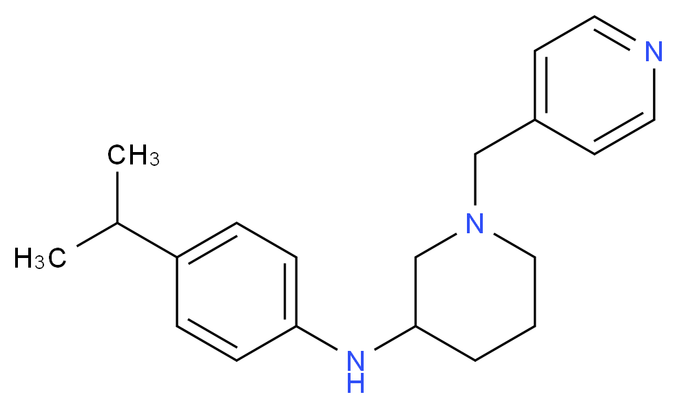 N-(4-isopropylphenyl)-1-(4-pyridinylmethyl)-3-piperidinamine_Molecular_structure_CAS_)