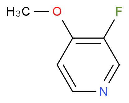 3-Fluoro-4-methoxy-pyridine_Molecular_structure_CAS_1060805-03-9)