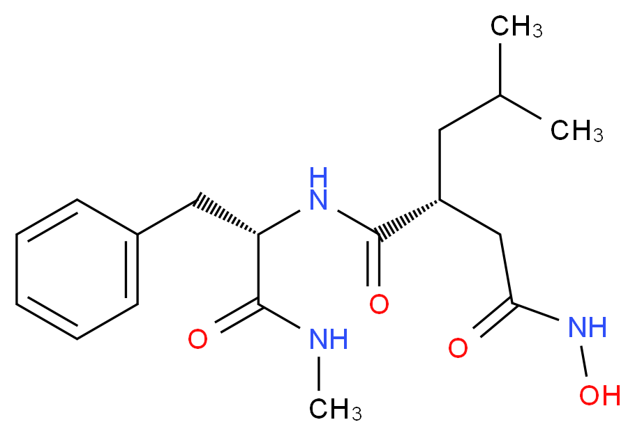 METHYLAMINO-PHENYLALANYL-LEUCYL-HYDROXAMIC ACID_Molecular_structure_CAS_)