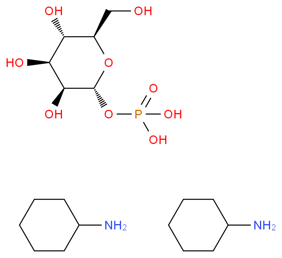 α-D(+)Mannose 1-phosphate bis(cyclohexylammonium) salt_Molecular_structure_CAS_51306-17-3)