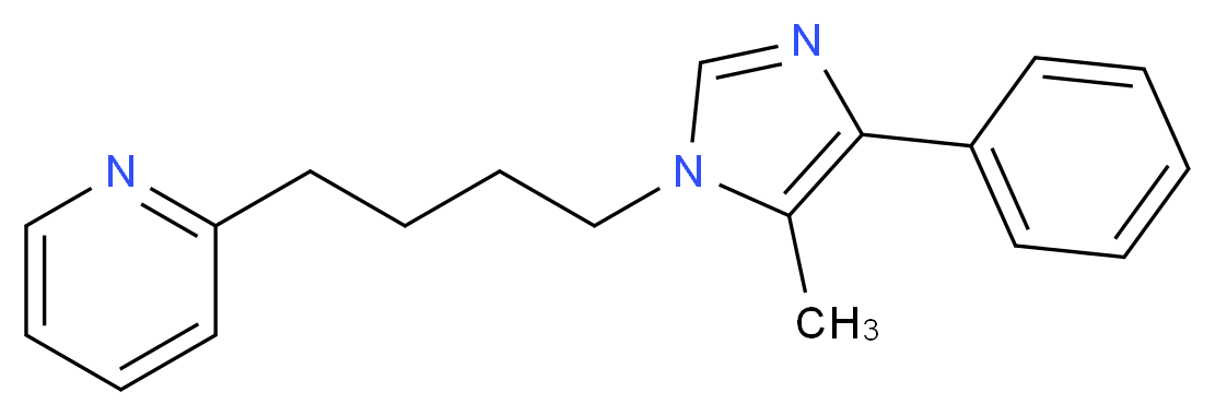 2-[4-(5-methyl-4-phenyl-1H-imidazol-1-yl)butyl]pyridine_Molecular_structure_CAS_)