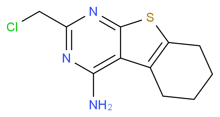2-(chloromethyl)-5,6,7,8-tetrahydro[1]benzothieno[2,3-d]pyrimidin-4-amine_Molecular_structure_CAS_89567-04-4)