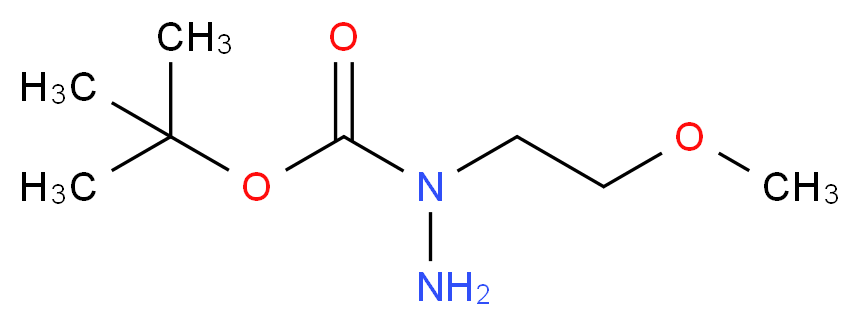 1-N-Boc-1-(2-methoxyethyl)hydrazine_Molecular_structure_CAS_957761-27-2)