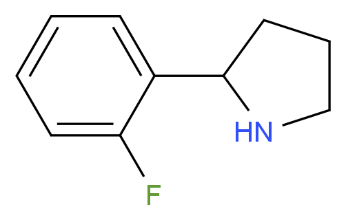 2-(2-Fluorophenyl)pyrrolidine_Molecular_structure_CAS_72216-04-7)