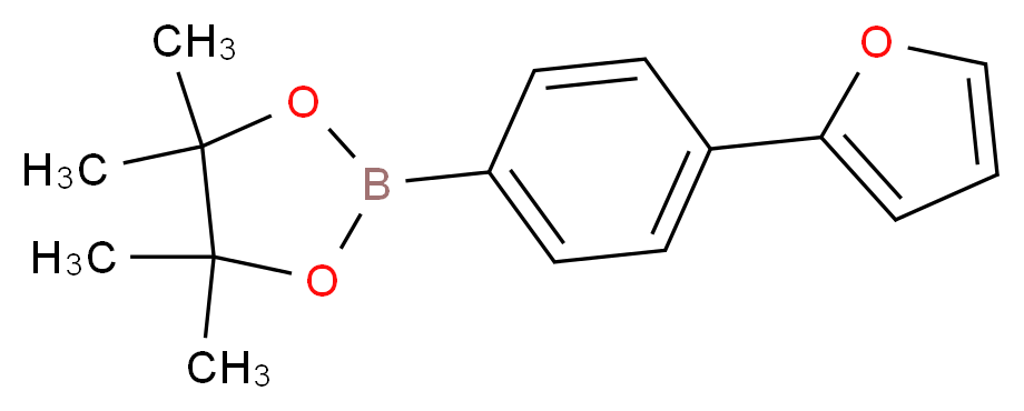 2-[4-(2-furyl)phenyl]-4,4,5,5-tetramethyl-1,3,2-dioxaborolane_Molecular_structure_CAS_868755-79-7)