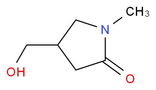 4-(Hydroxymethyl)-1-methylpyrrolidin-2-one_Molecular_structure_CAS_59887-20-6)