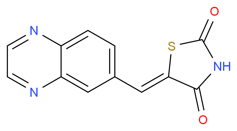 5-QUINOXALIN-6-YLMETHYLENE-THIAZOLIDINE-2,4-DIONE_Molecular_structure_CAS_)