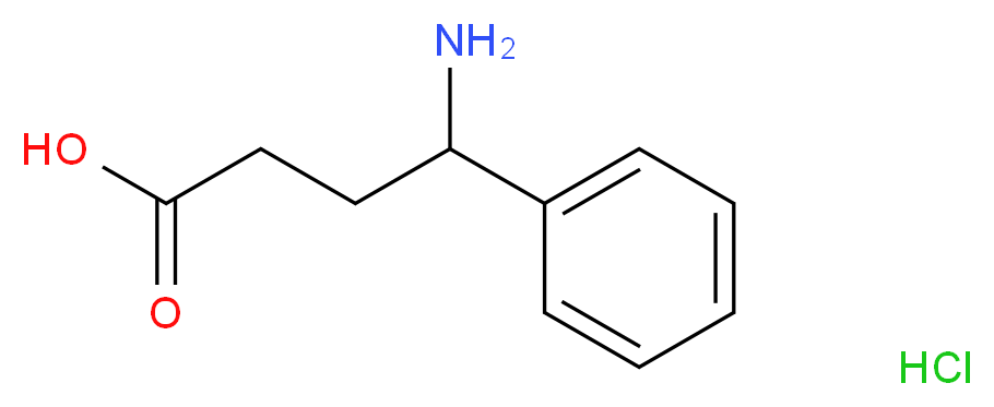 4-amino-4-phenylbutanoic acid hydrochloride_Molecular_structure_CAS_)