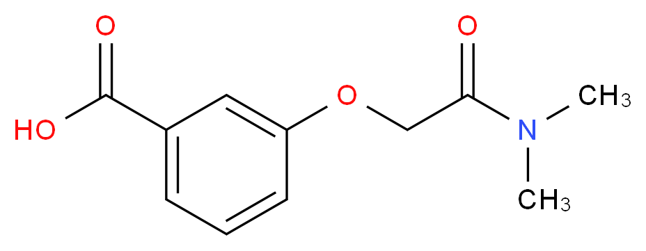 3-[(Dimethylcarbamoyl)methoxy]benzoic acid_Molecular_structure_CAS_)