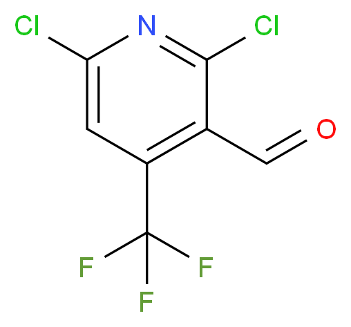 2,6-Dichloro-4-(trifluoromethyl)nicotinaldehyde 95%_Molecular_structure_CAS_)