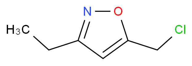 5-(Chloromethyl)-3-ethylisoxazole_Molecular_structure_CAS_)