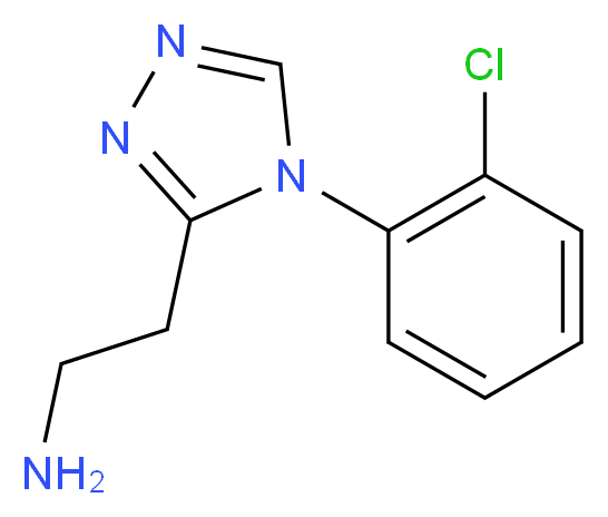 2-[4-(2-chlorophenyl)-4H-1,2,4-triazol-3-yl]ethanamine_Molecular_structure_CAS_)