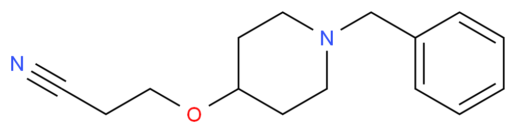 3-[(1-benzylpiperidin-4-yl)oxy]propanenitrile_Molecular_structure_CAS_)