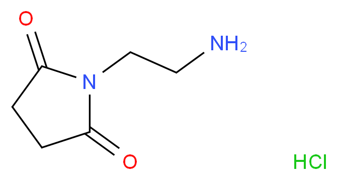 1-(2-Aminoethyl)pyrrolidine-2,5-dione hydrochloride_Molecular_structure_CAS_)