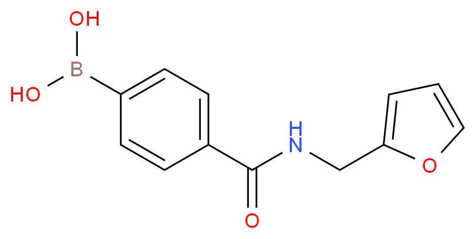 4-[(Fur-2-ylmethyl)carbamoyl]benzeneboronic acid 97%_Molecular_structure_CAS_850568-18-2)