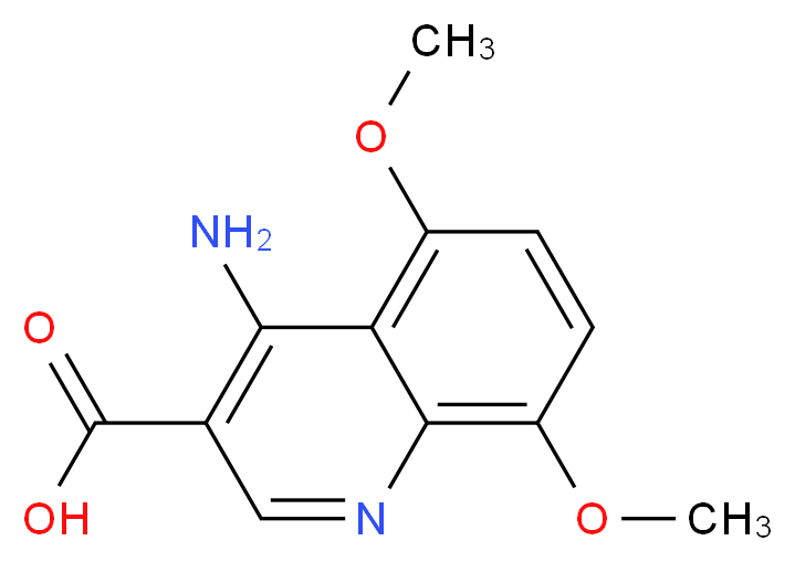 4-amino-5,8-dimethoxyquinoline-3-carboxylic acid_Molecular_structure_CAS_)