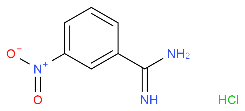 3-Nitrobenzamidine hydrochloride_Molecular_structure_CAS_56406-50-9)
