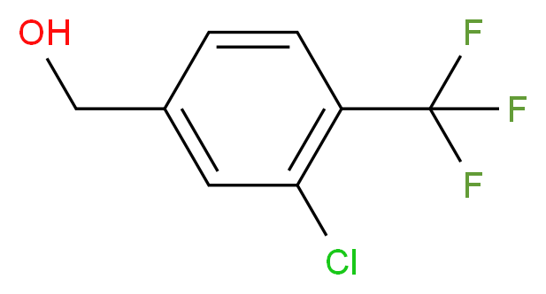 (4-Chloro-3-(trifluoromethyl)phenyl)methanol_Molecular_structure_CAS_65735-71-9)