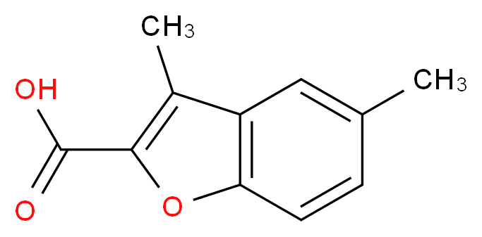 3,5-Dimethyl-1-benzofuran-2-carboxylic acid_Molecular_structure_CAS_16817-32-6)
