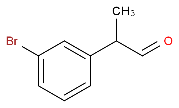 2-(3-bromophenyl)propanal_Molecular_structure_CAS_)