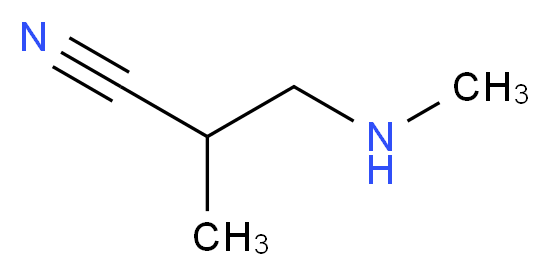 2-methyl-3-(methylamino)propanenitrile_Molecular_structure_CAS_50840-30-7)