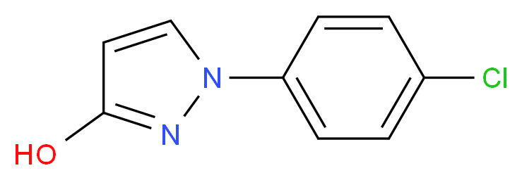 1-(4-Chlorophenyl)-1H-pyrazol-3-ol_Molecular_structure_CAS_76205-19-1)
