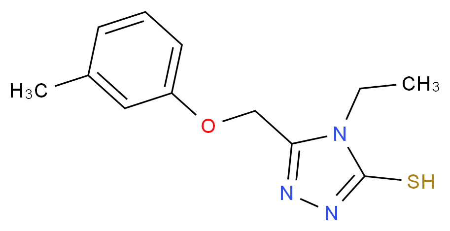 4-Ethyl-5-[(3-methylphenoxy)methyl]-4H-1,2,4-triazole-3-thiol_Molecular_structure_CAS_307327-55-5)