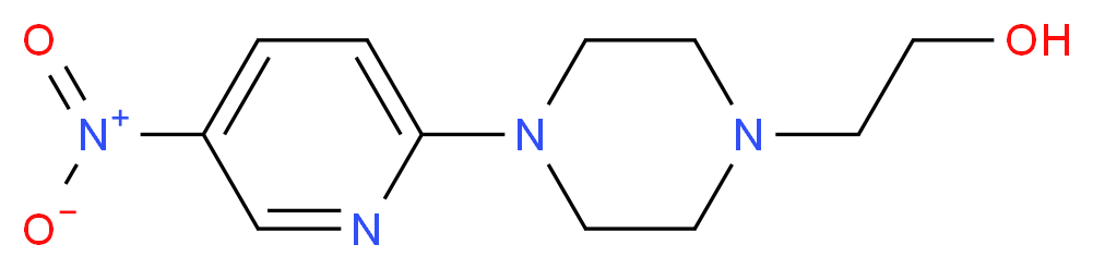 2-[4-(5-Nitro-2-pyridinyl)piperazino]-1-ethanol_Molecular_structure_CAS_)