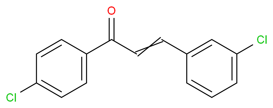 3-(3-chlorophenyl)-1-(4-chlorophenyl)prop-2-en-1-one_Molecular_structure_CAS_)