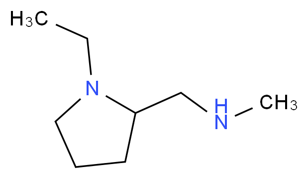 1-Ethyl-2-[(methylamino)methyl]pyrrolidine 97%_Molecular_structure_CAS_60923-27-5)