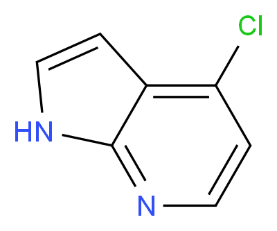 4-Chloro-1H-pyrrolo[2,3-b]pyridine_Molecular_structure_CAS_55052-28-3)