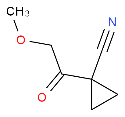1-(Methoxyacetyl)cyclopropanecarbonitrile_Molecular_structure_CAS_)