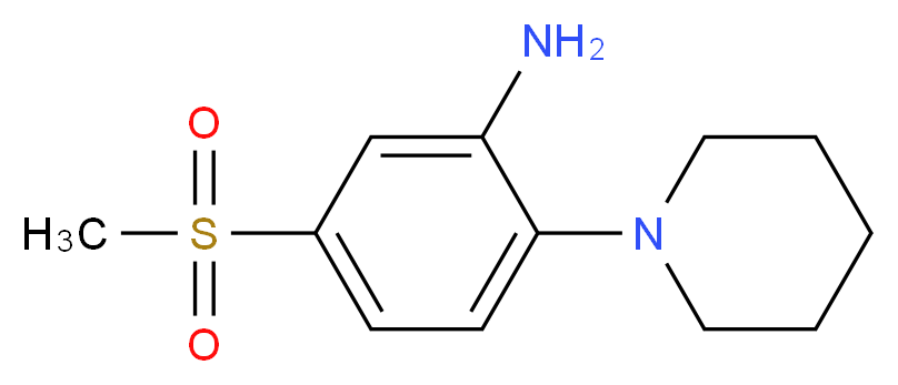5-(Methylsulfonyl)-2-piperidin-1-ylaniline_Molecular_structure_CAS_849035-90-1)