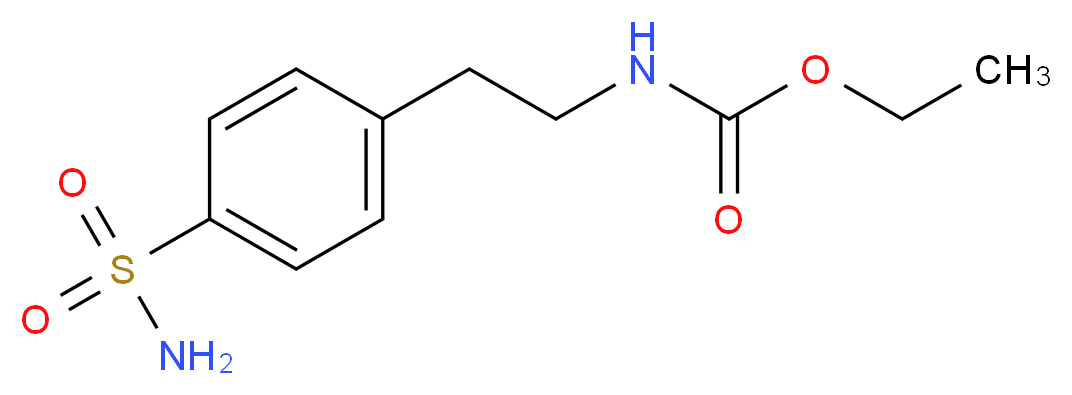 [2-[4-(Aminosulfonyl)phenyl]ethyl]carbamic Acid Ethyl Ester _Molecular_structure_CAS_192118-08-4)
