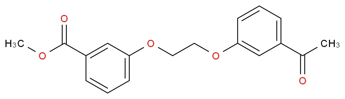 Methyl 3-[2-(3-acetylphenoxy)ethoxy]benzoate_Molecular_structure_CAS_)