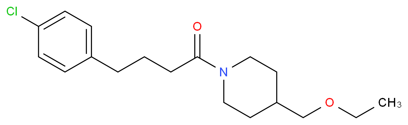 1-[4-(4-chlorophenyl)butanoyl]-4-(ethoxymethyl)piperidine_Molecular_structure_CAS_)