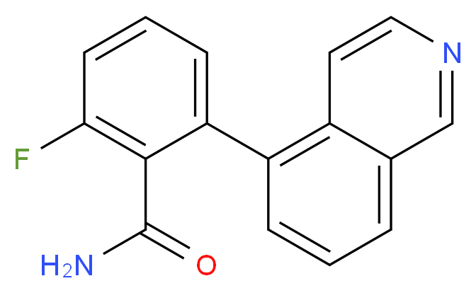 2-fluoro-6-isoquinolin-5-ylbenzamide_Molecular_structure_CAS_)