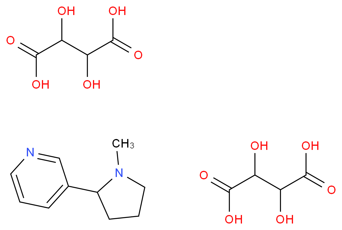 nicotine ditartrate_Molecular_structure_CAS_65-31-6)