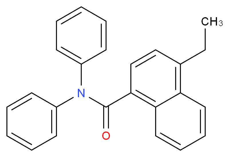 4-Ethyl-N,N-diphenyl-1-naphthalenecarboxamide_Molecular_structure_CAS_824430-38-8)