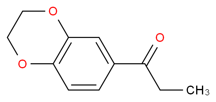 1-(2,3-dihydro-1,4-benzodioxin-6-yl)propan-1-one_Molecular_structure_CAS_)