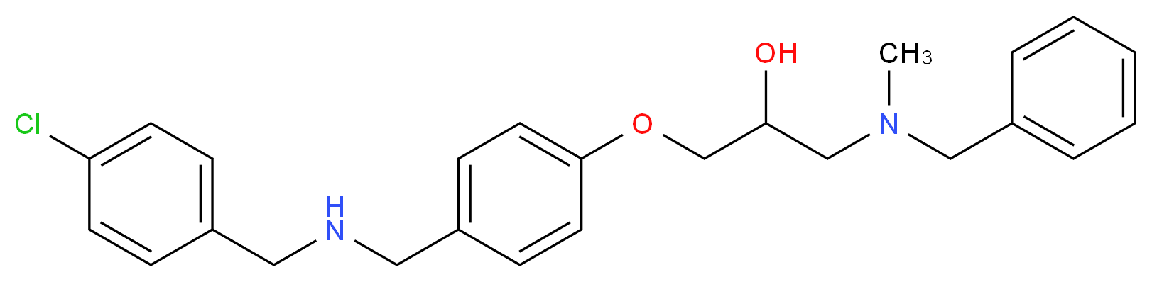 1-[benzyl(methyl)amino]-3-(4-{[(4-chlorobenzyl)amino]methyl}phenoxy)-2-propanol_Molecular_structure_CAS_)
