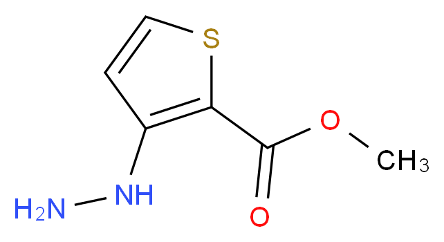 Methyl 3-hydrazinothiophene-2-carboxylate_Molecular_structure_CAS_75681-13-9)